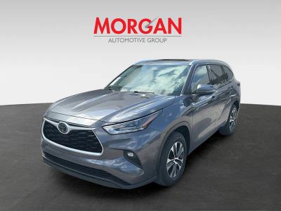 2021 Toyota Highlander — rear three-quarter view