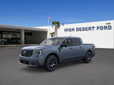 2025 Ford Maverick Lariat in Azure Gray Metallic Tri-Coat — front three-quarter view