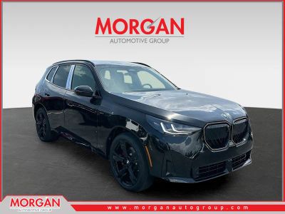 2026 BMW X3 30 xDrive in Black — front three-quarter view