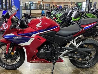 2025 Honda® CBR500R — front three-quarter view