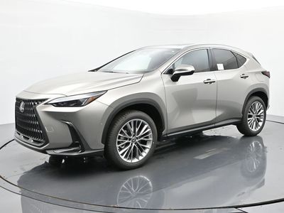 2025 Lexus NX 350 Premium in Atomic Silver — front three-quarter view