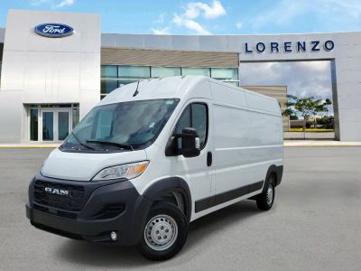 2026 RAM ProMaster Cargo Van Tradesman in Bright White Clearcoat — front three-quarter view