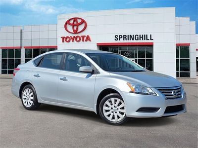 2015 Nissan Sentra S — front three-quarter view