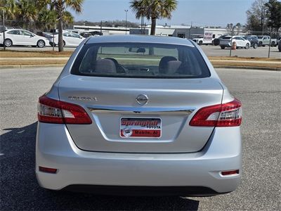 2015 Nissan Sentra — rear three-quarter view