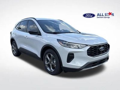 2026 Ford Escape ST-Line in Silver Metallic — front three-quarter view