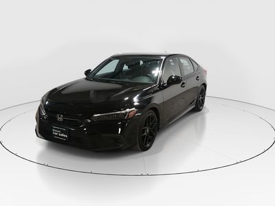 2024 Honda Civic Sedan — rear three-quarter view