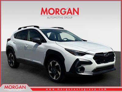 2026 Subaru Crosstrek Limited in Crystal White Pearl — front three-quarter view