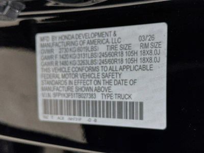 2026 Honda Ridgeline — photo 35 view