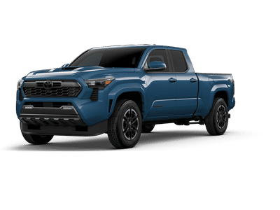 2026 Toyota Tacoma TRD Sport in Heritage Blue — front three-quarter view