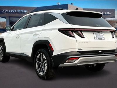 2026 Hyundai Tucson — rear three-quarter view