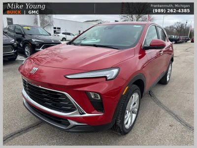 2026 Buick Encore GX Preferred in Brilliant Red — front three-quarter view