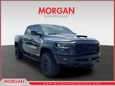 2026 Ram 1500 RHO in Blue — front three-quarter view