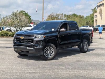 2024 Chevrolet Colorado LT in Black — front three-quarter view