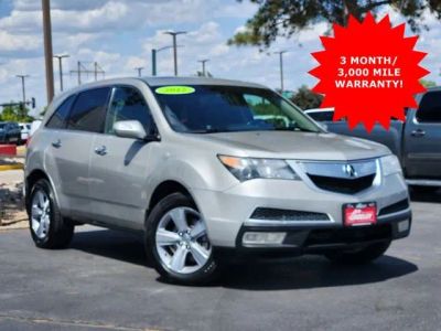 2012 Acura MDX Tech Pkg in Silver — front three-quarter view