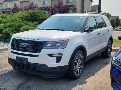 2018 Ford Explorer — rear three-quarter view