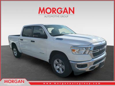 2023 Ram 1500 Big Horn/Lone Star in White — front three-quarter view