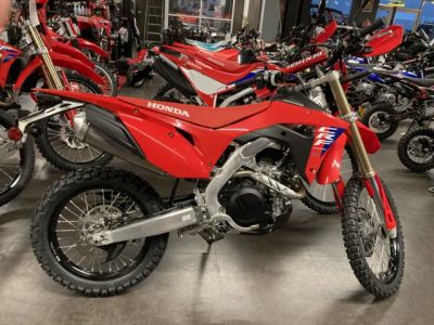 2025 Honda® CRF450RL — front three-quarter view