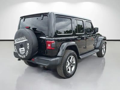 2018 Jeep Wrangler — rear three-quarter view