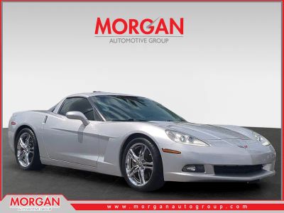 2009 Chevrolet Corvette Base in Silver — front three-quarter view