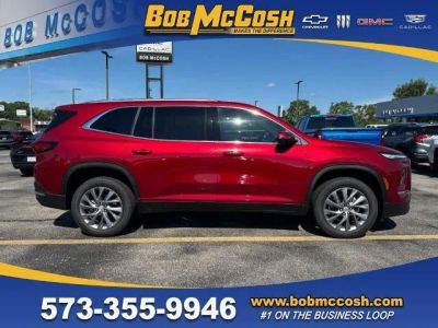 2026 Buick Enclave Preferred in Cherry Red Tintcoat — front three-quarter view