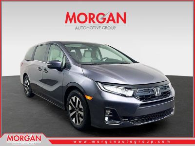 2026 Honda Odyssey EX-L in Gray — front three-quarter view
