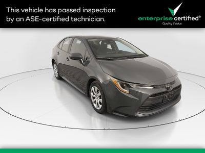 2024 Toyota Corolla LE CVT — front three-quarter view