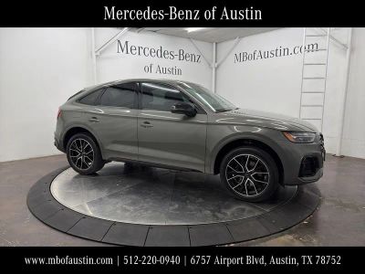 2024 Audi SQ5 Sportback Premium Plus in Gray — front three-quarter view