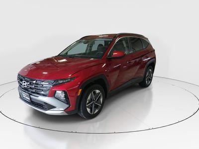 2025 Hyundai Tucson — rear three-quarter view