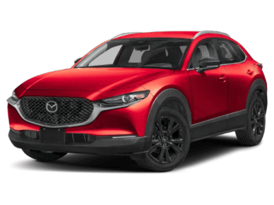 2026 Mazda CX-30 2.5 S Select Sport in Soul Red Crystal Metallic — front three-quarter view