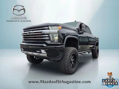 2020 Chevrolet Silverado 2500HD High Country in Black — front three-quarter view