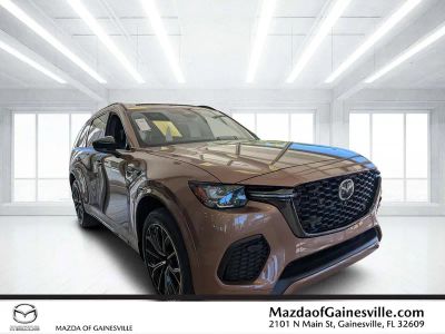 2026 Mazda CX-70 3.3 Turbo S Premium in Brown — front three-quarter view