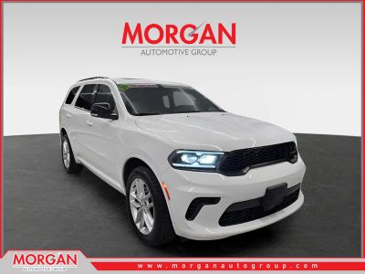 2024 Dodge Durango GT Plus in White Knuckle Clearcoat — front three-quarter view