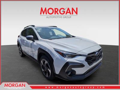2026 Subaru Crosstrek Limited in Crystal White Pearl — front three-quarter view
