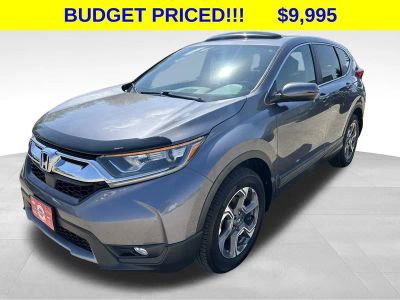 2017 Honda CR-V EX in Gray — front three-quarter view