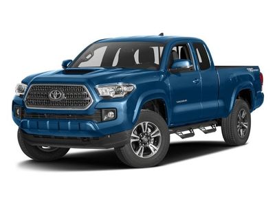 2016 Toyota Tacoma SR5 in Blue — front three-quarter view