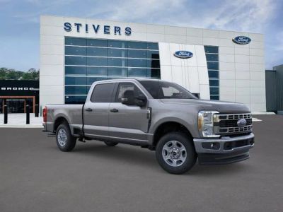 2026 Ford F-250SD XLT in Gray — front three-quarter view
