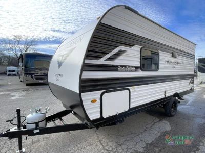 2027 Grand Design Transcend One — rear three-quarter view