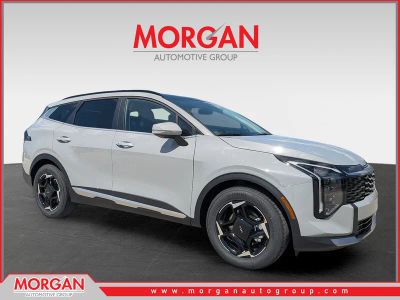 2026 Kia Sportage EX in Wolf Gray — front three-quarter view