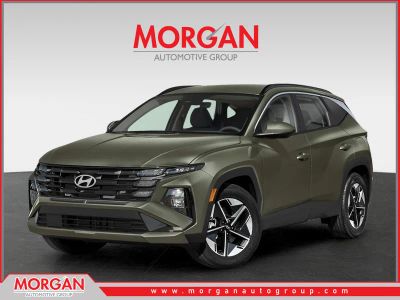 2026 Hyundai TUCSON SEL in Rockwood Green — front three-quarter view