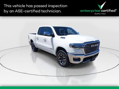 2025 Ram 1500 Laramie 4x4 Crew Cab 5'7" Box — front three-quarter view