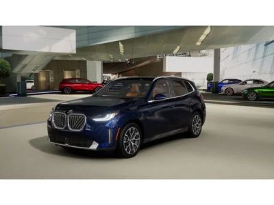 2026 BMW X3 30 xDrive in Tanzanite Blue II Metallic — front three-quarter view