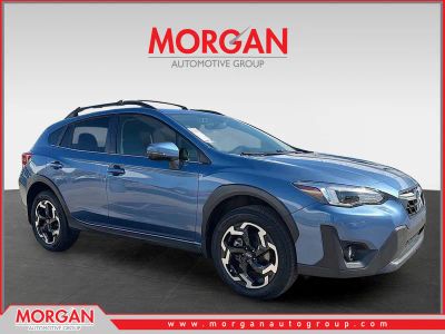 2023 Subaru Crosstrek Limited in Blue — front three-quarter view