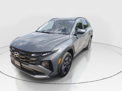 2025 Hyundai Tucson — rear three-quarter view