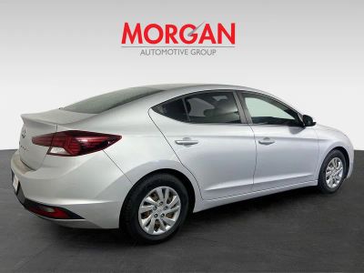 2019 Hyundai Elantra — rear three-quarter view