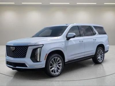 2026 Cadillac Escalade Luxury in Vibrant White Tricoat — front three-quarter view