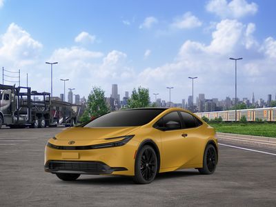 2026 Toyota Prius Plug-in Hybrid Nightshade Edition — front three-quarter view