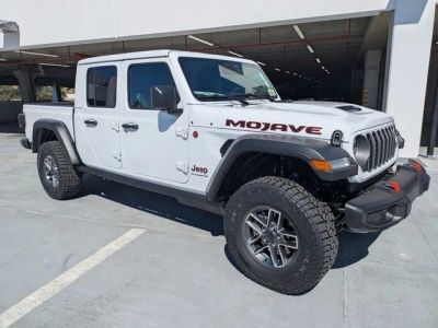 2026 Jeep Gladiator Mojave in Bright White Clear-Coat Exterior Paint — front three-quarter view