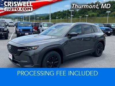 2025 Mazda Mazda CX-50 2.5 S Premium Package in Machine Gray Metallic — front three-quarter view