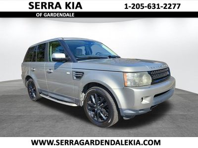 2013 Land Rover Range Rover Sport HSE in Tan — front three-quarter view