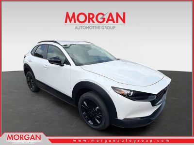 2026 Mazda CX-30 2.5 Turbo Aire Edition in Snowflake White Pearl Mica — front three-quarter view